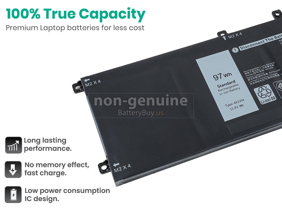 battery for Dell P102F003