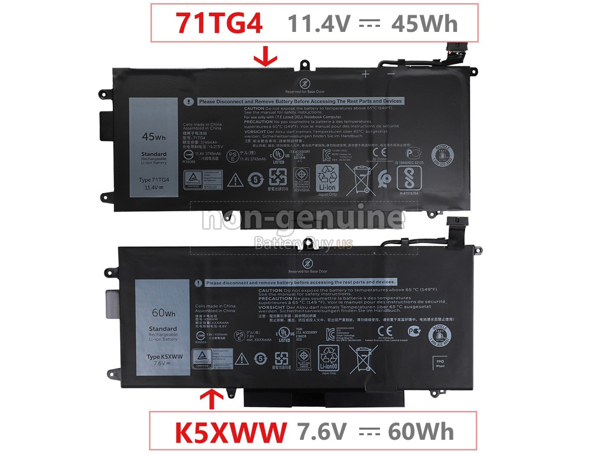 battery for Dell N18GG