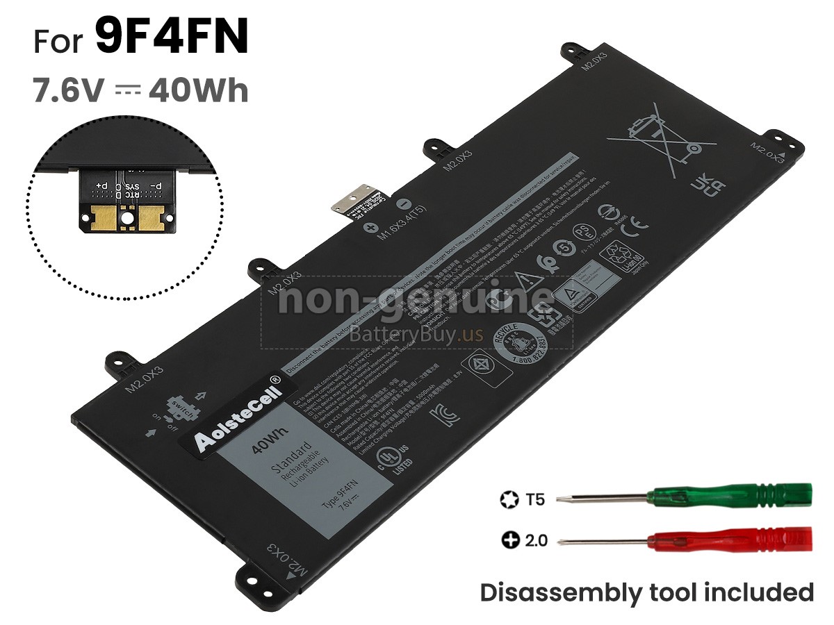 battery for Dell 9F4FN