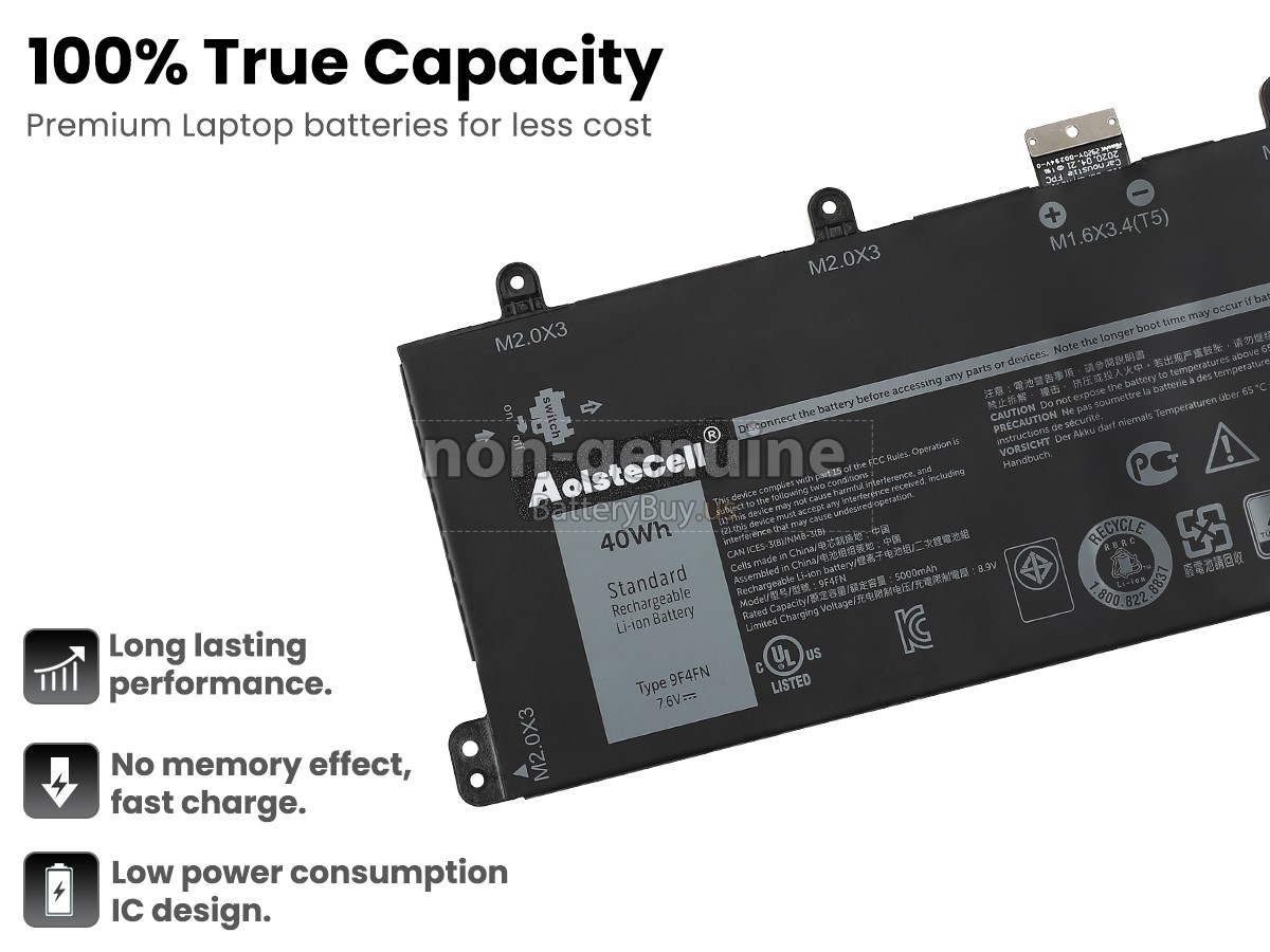 battery for Dell 9F4FN