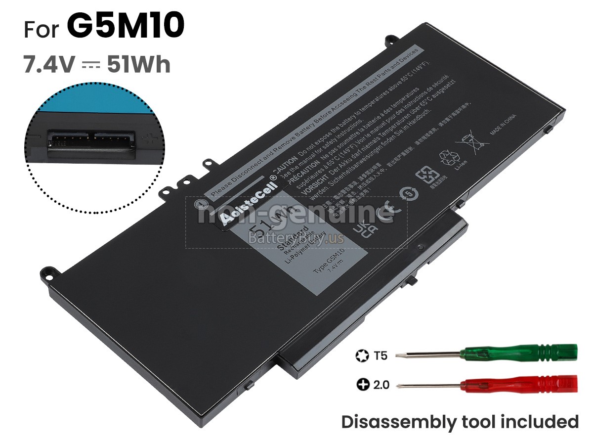 battery for Dell G5M10
