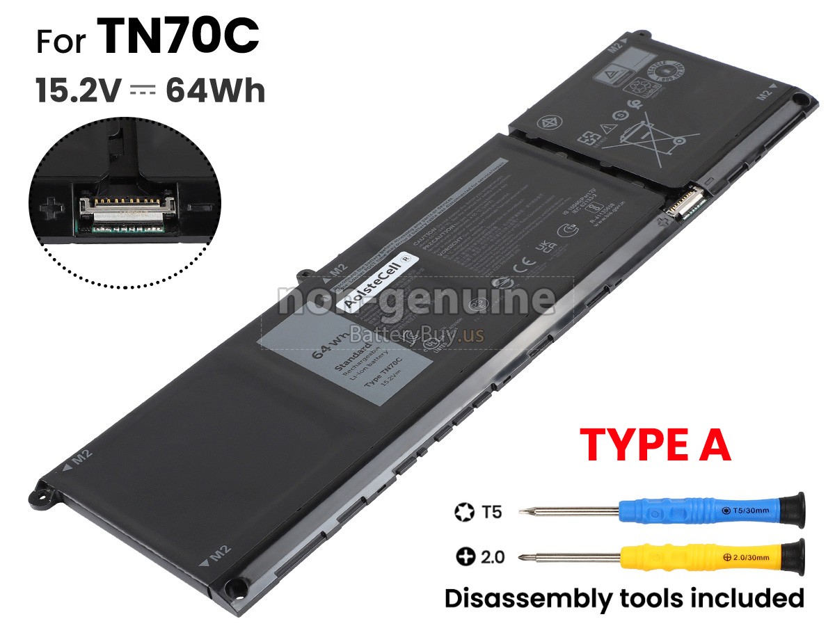 battery for Dell P132F003