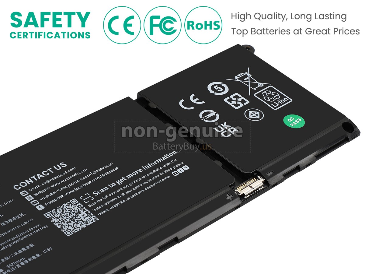 battery for Dell MVK11