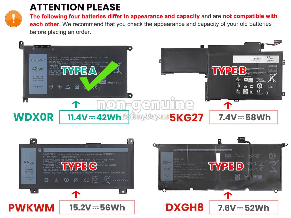 battery for Dell Inspiron 14 7000