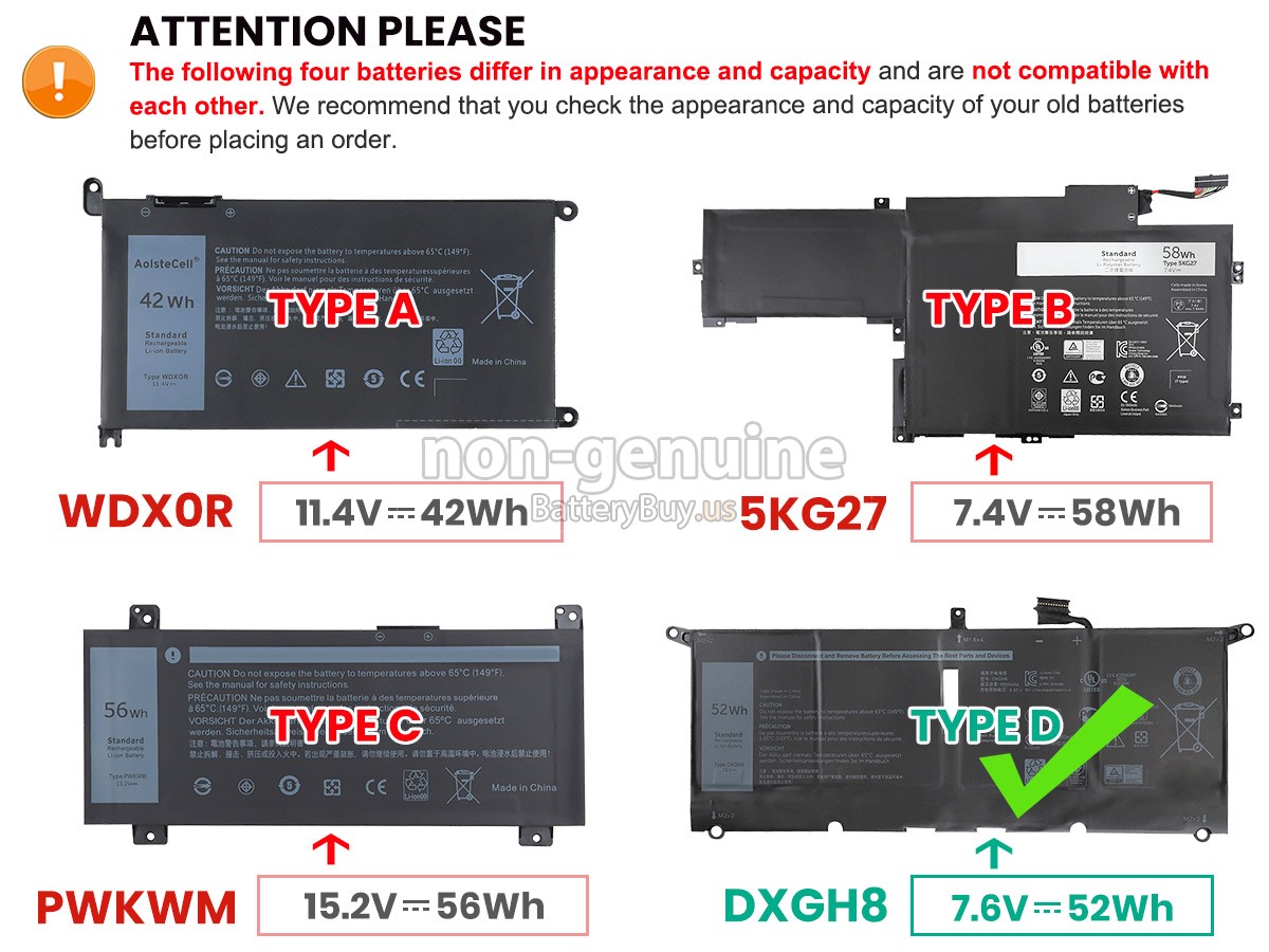battery for Dell Inspiron 14 7000