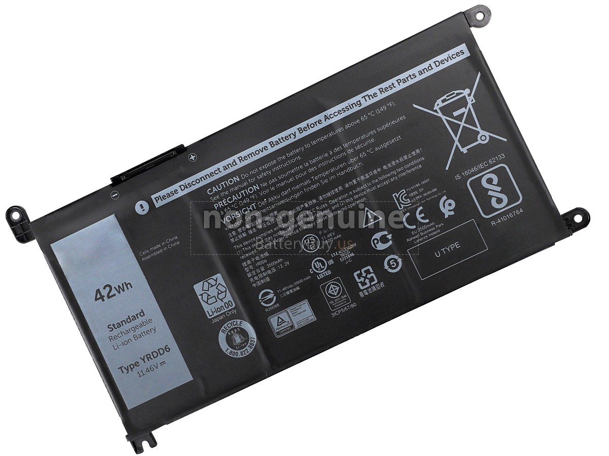 battery for Dell P76F001