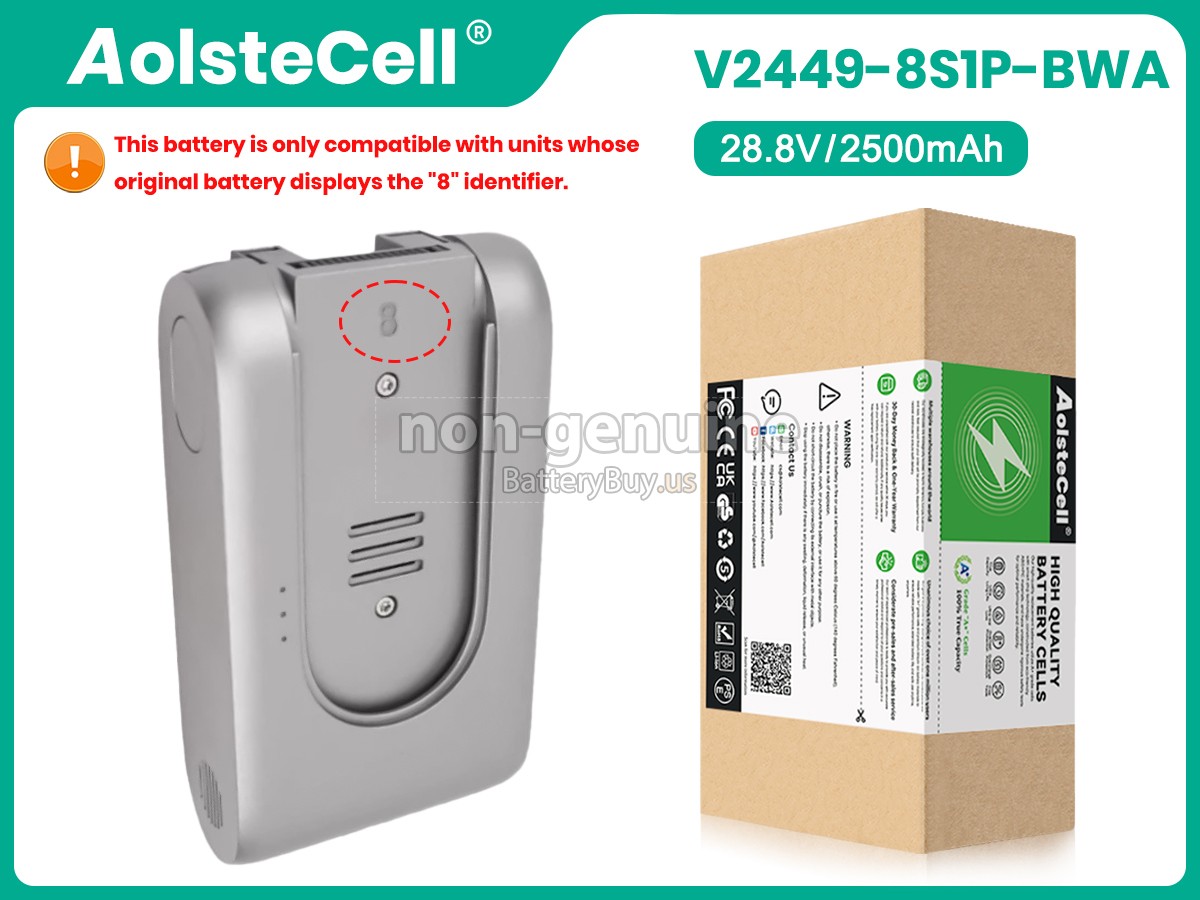 battery for Dreame V2449-8S1P-BWA