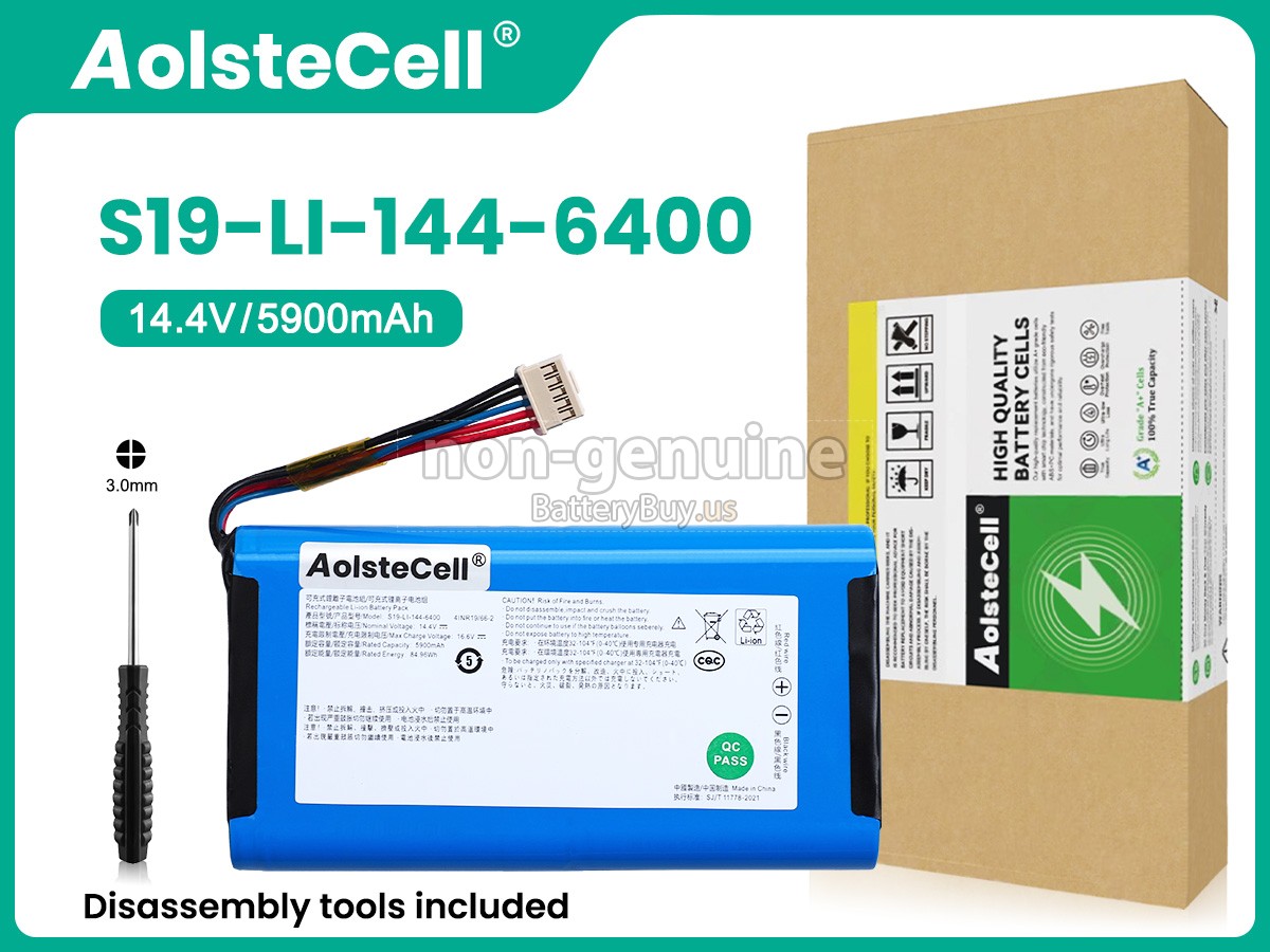 battery for Ecovacs S19-LI-144-6400