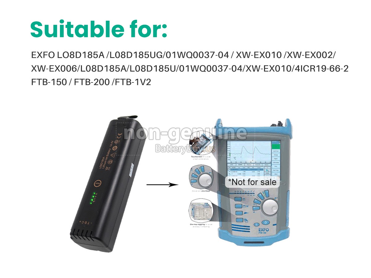 battery for Exfo FTB-1V2