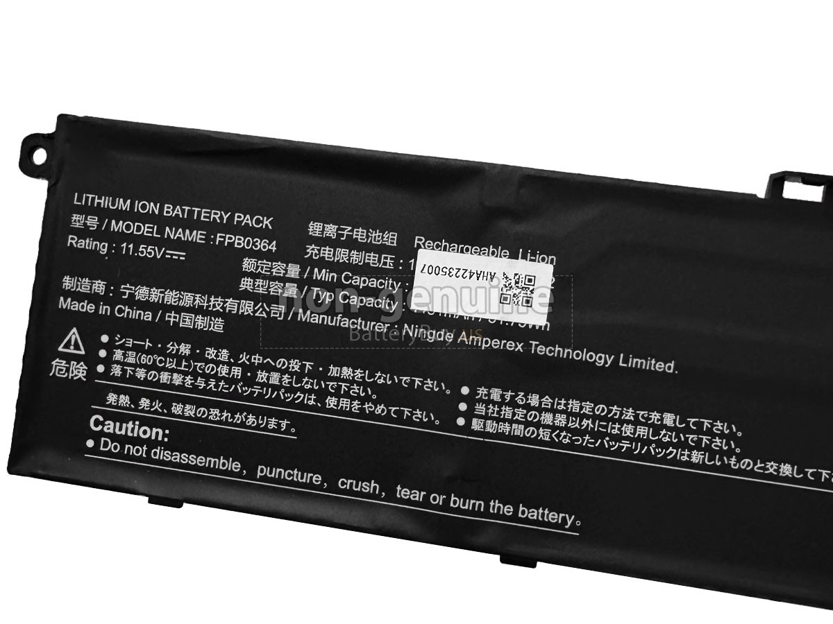 battery for Fujitsu FPB0369