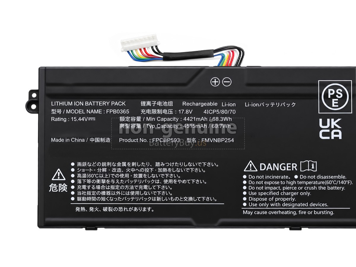 battery for Fujitsu CP813910-01