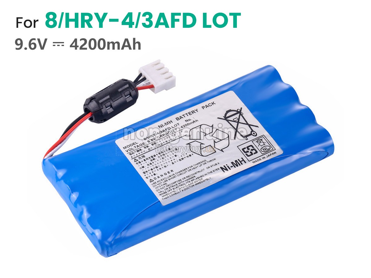 battery for Fukuda T8HR4/3FAUC-5887