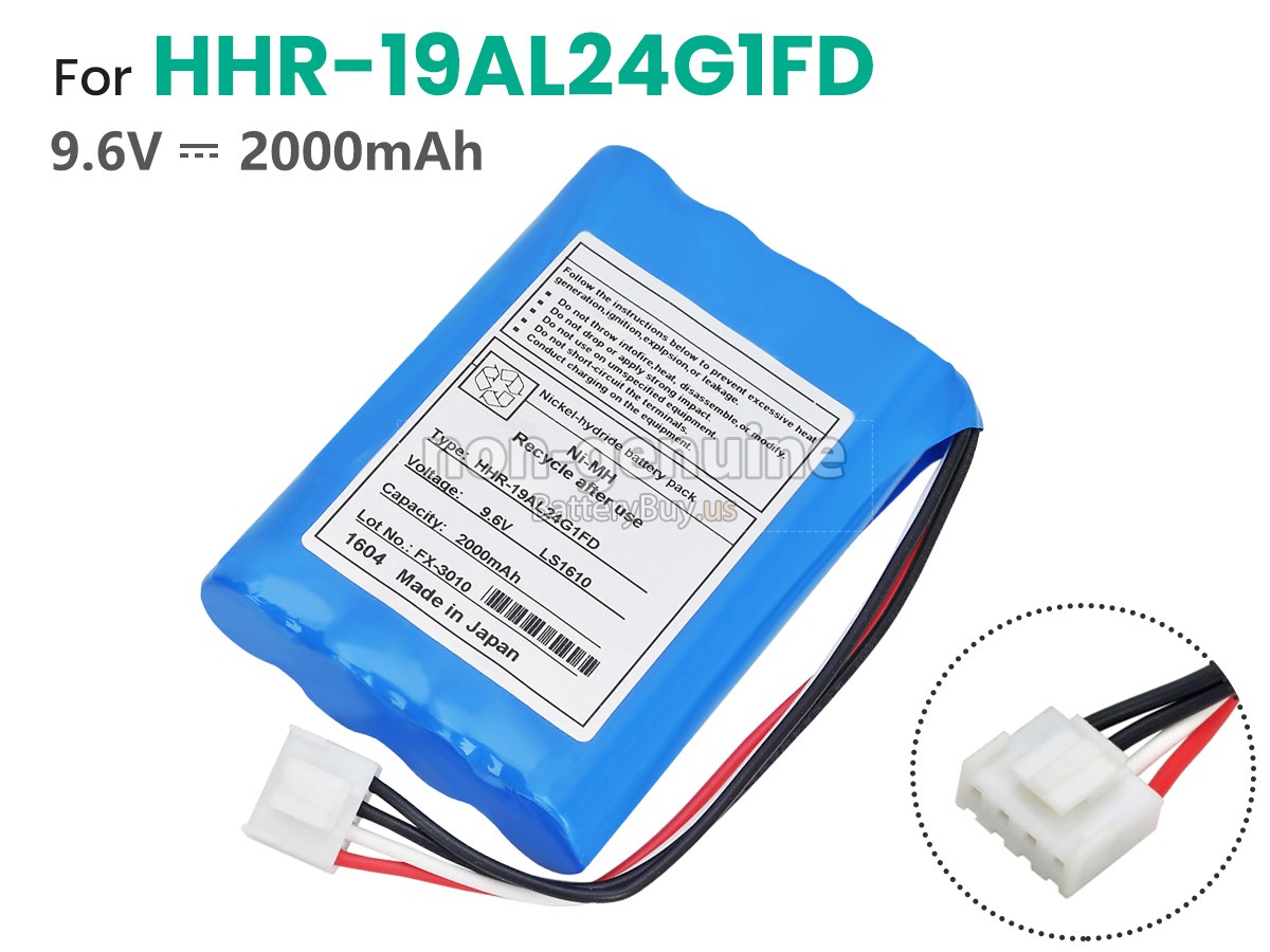 battery for Fukuda HHR-19AL24G1FD