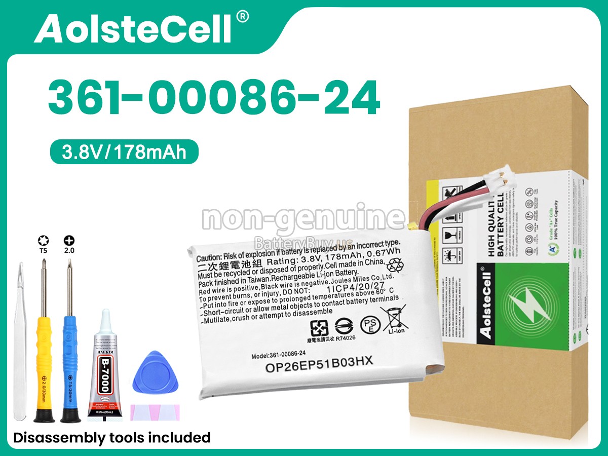 battery for Garmin 361-00086-24