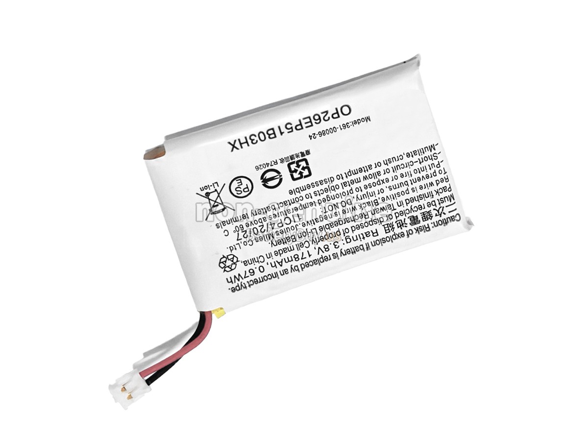 battery for Garmin 361-00086-24