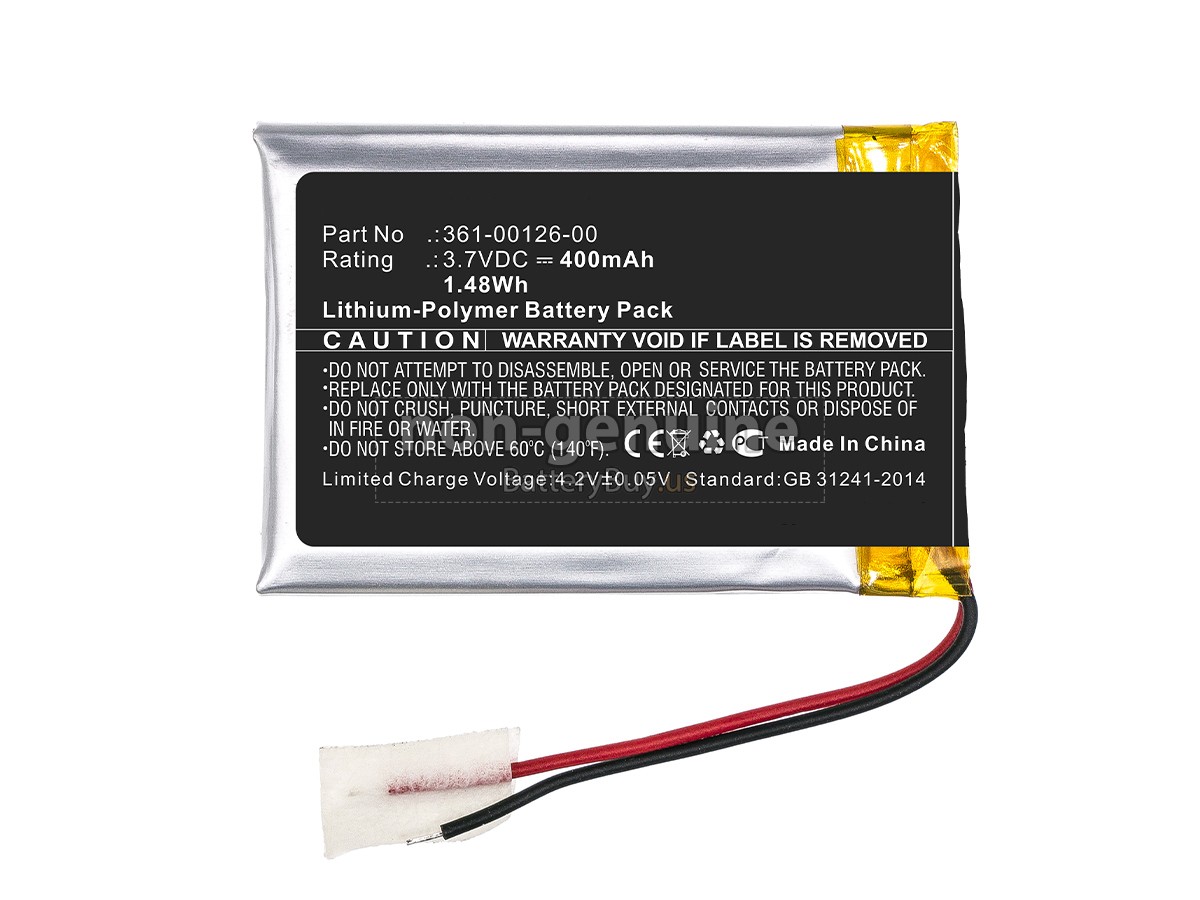 battery for Garmin 361-00126-00