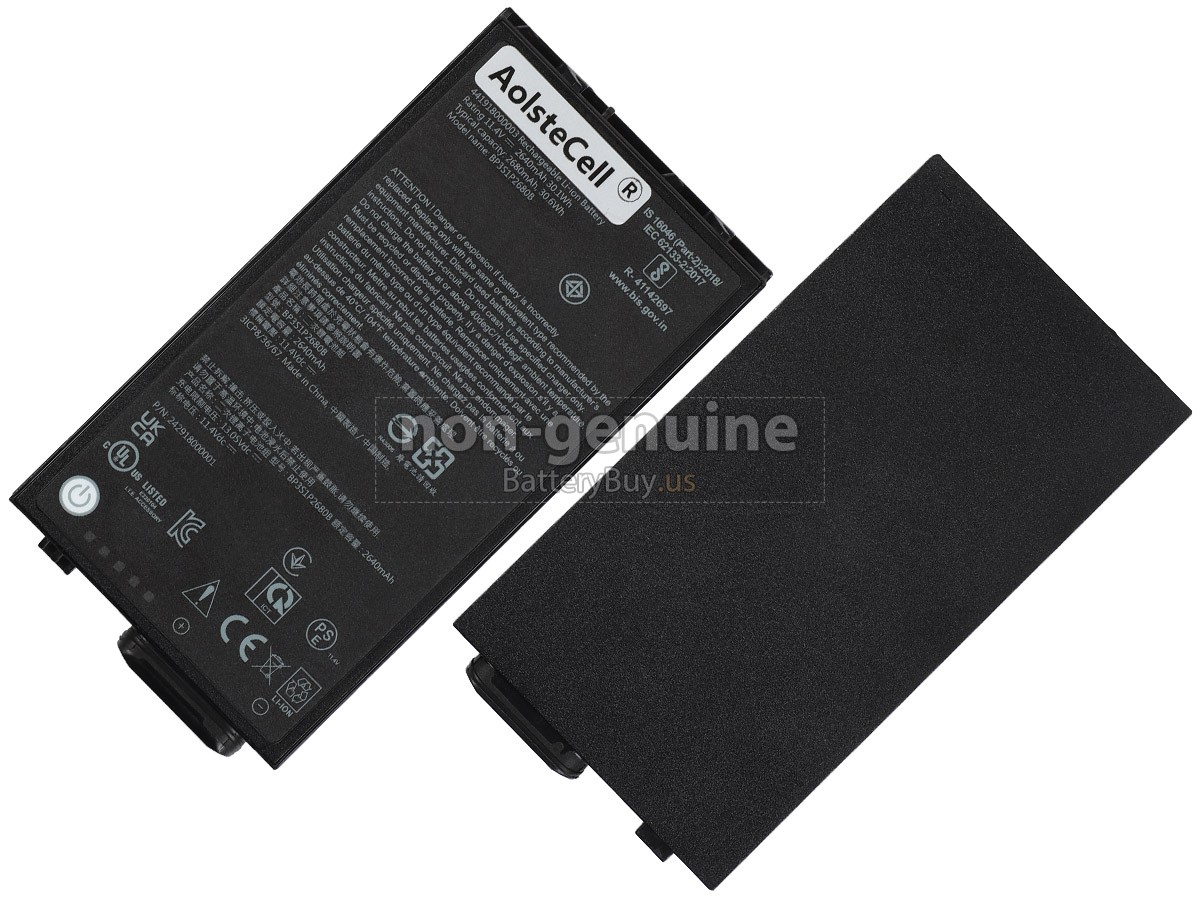 battery for Getac BP3S1P2680B