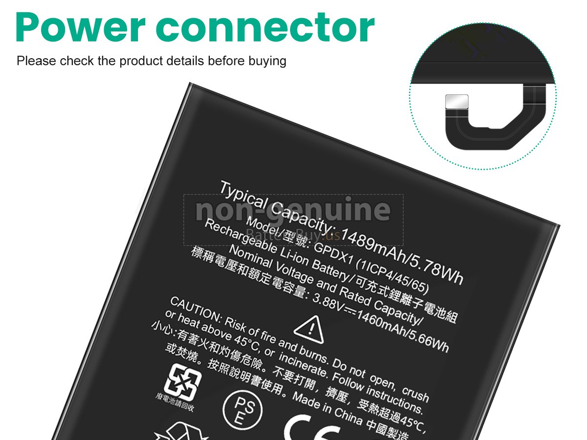 battery for Google GPDX1