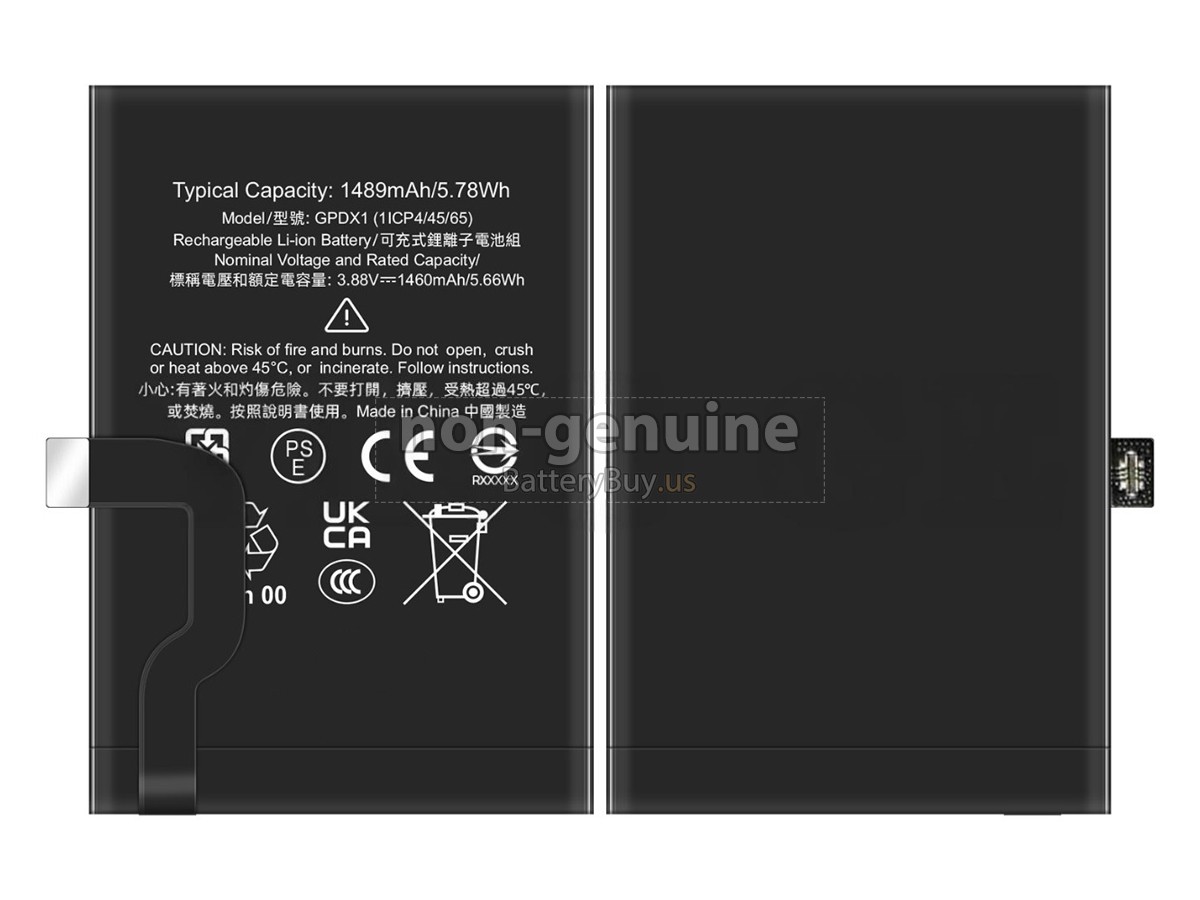 battery for Google PIXEL FOLD