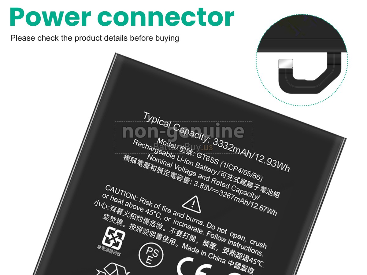 battery for Google GT6SS