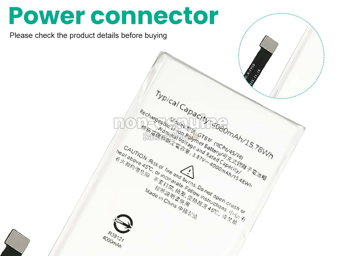 battery for Google GTB1F