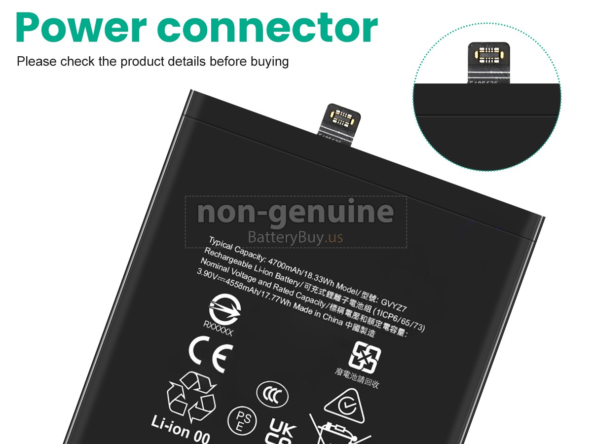 battery for Google GVYZ7