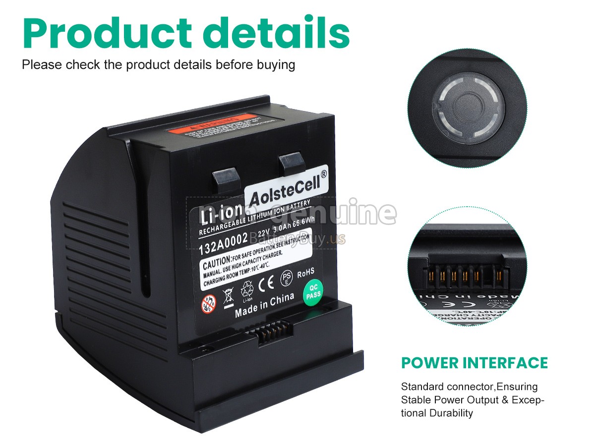 battery for Gtech 103A105
