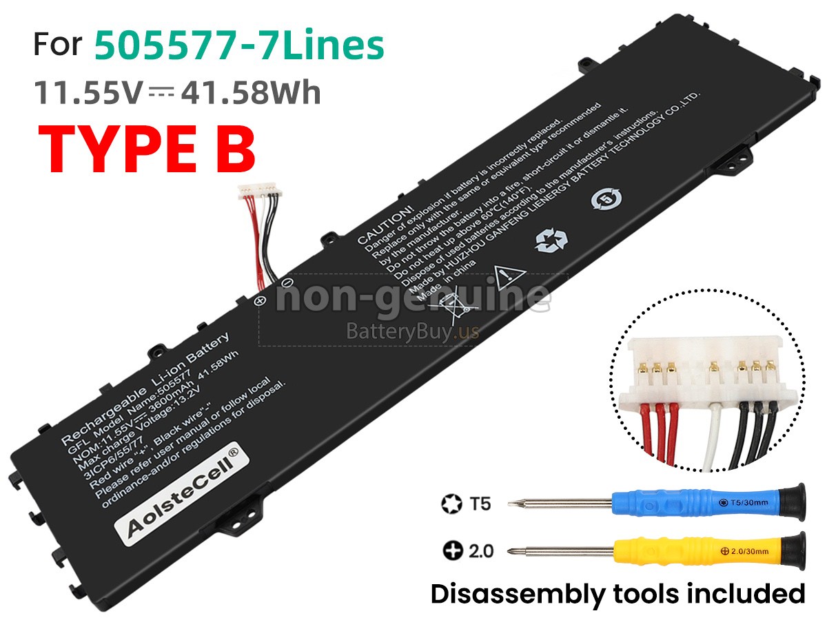 battery for Haier 505577