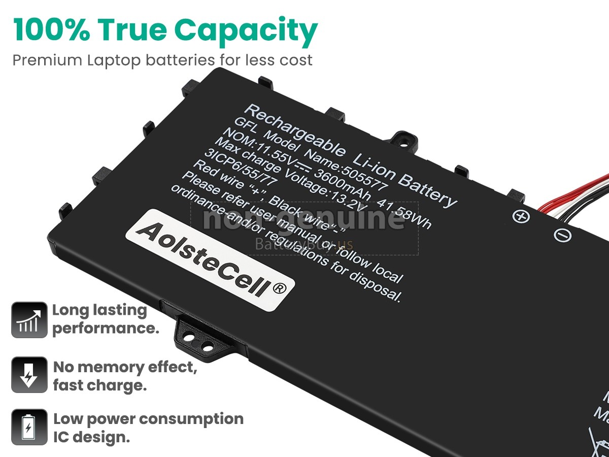 battery for Haier 505577