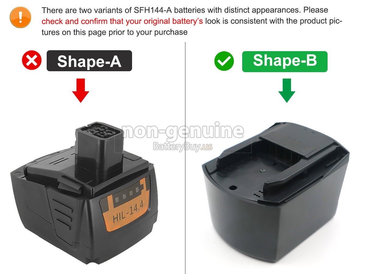 battery for Hilti SFH 144-A
