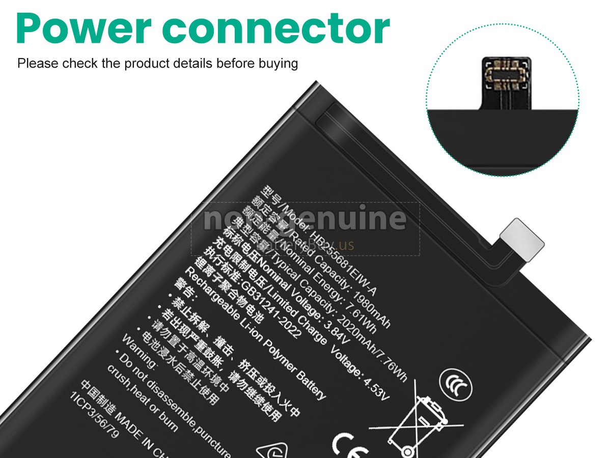 battery for Honor HB255681EIW-A