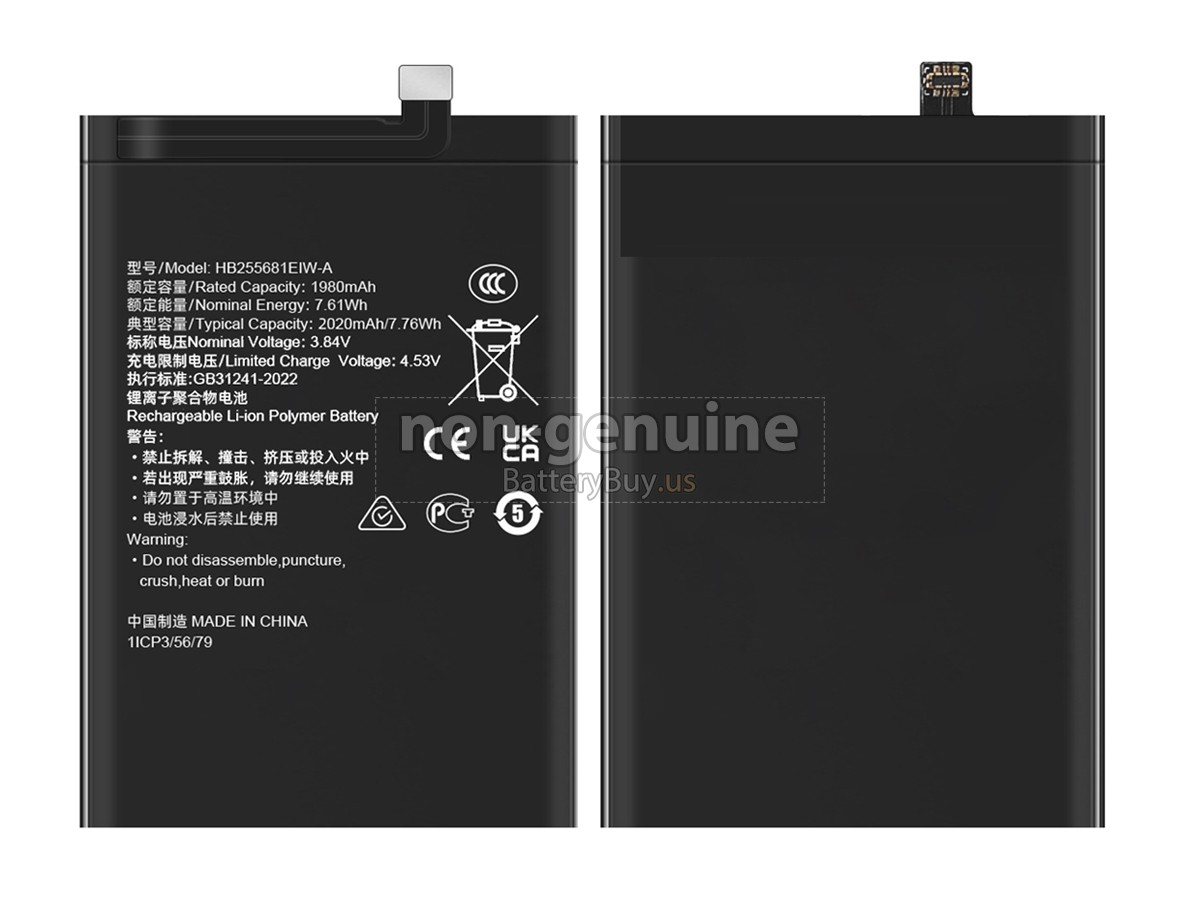 battery for Honor HB255681EIW-A