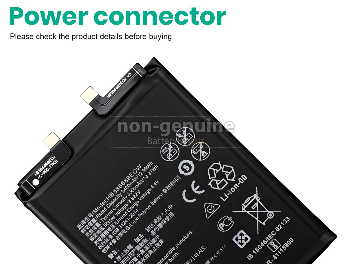 battery for Honor HB386689ECW