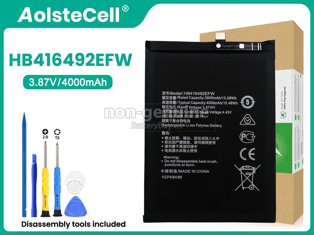 battery for Honor HB416492EFW
