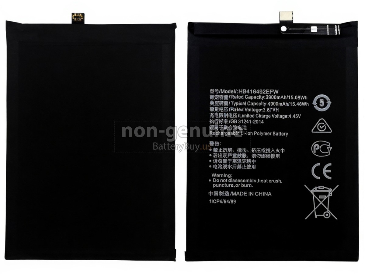 battery for Honor HB416492EFW