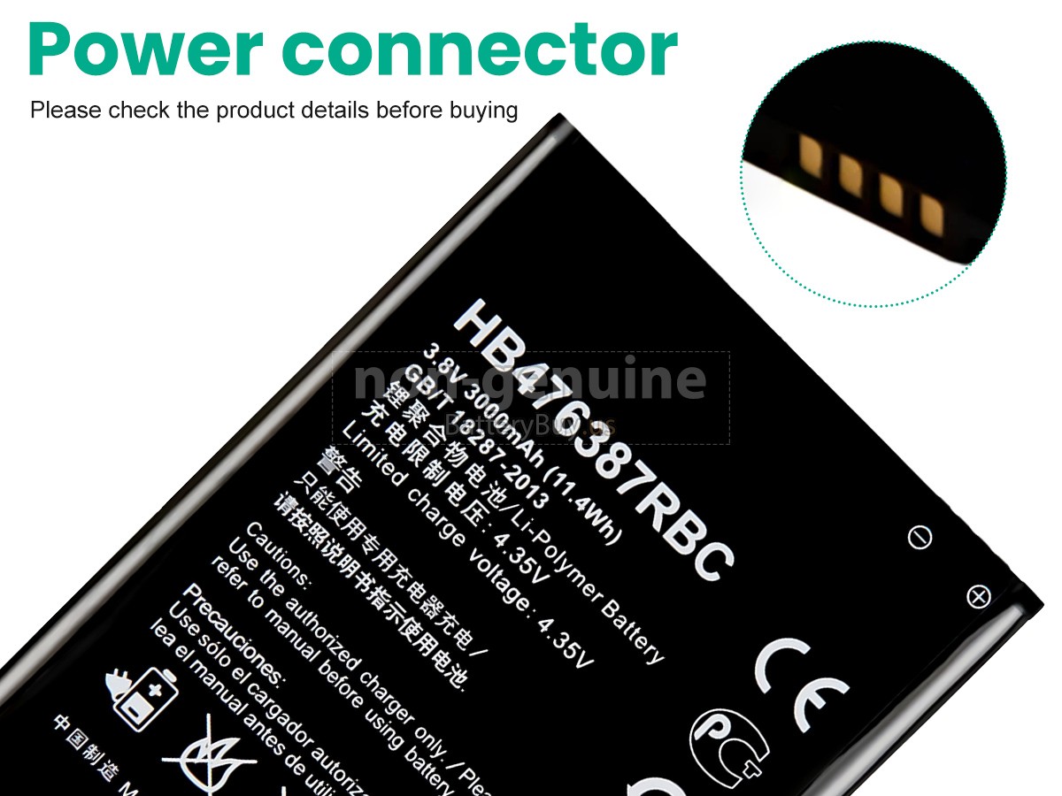 battery for Honor HB476387RBC-T1
