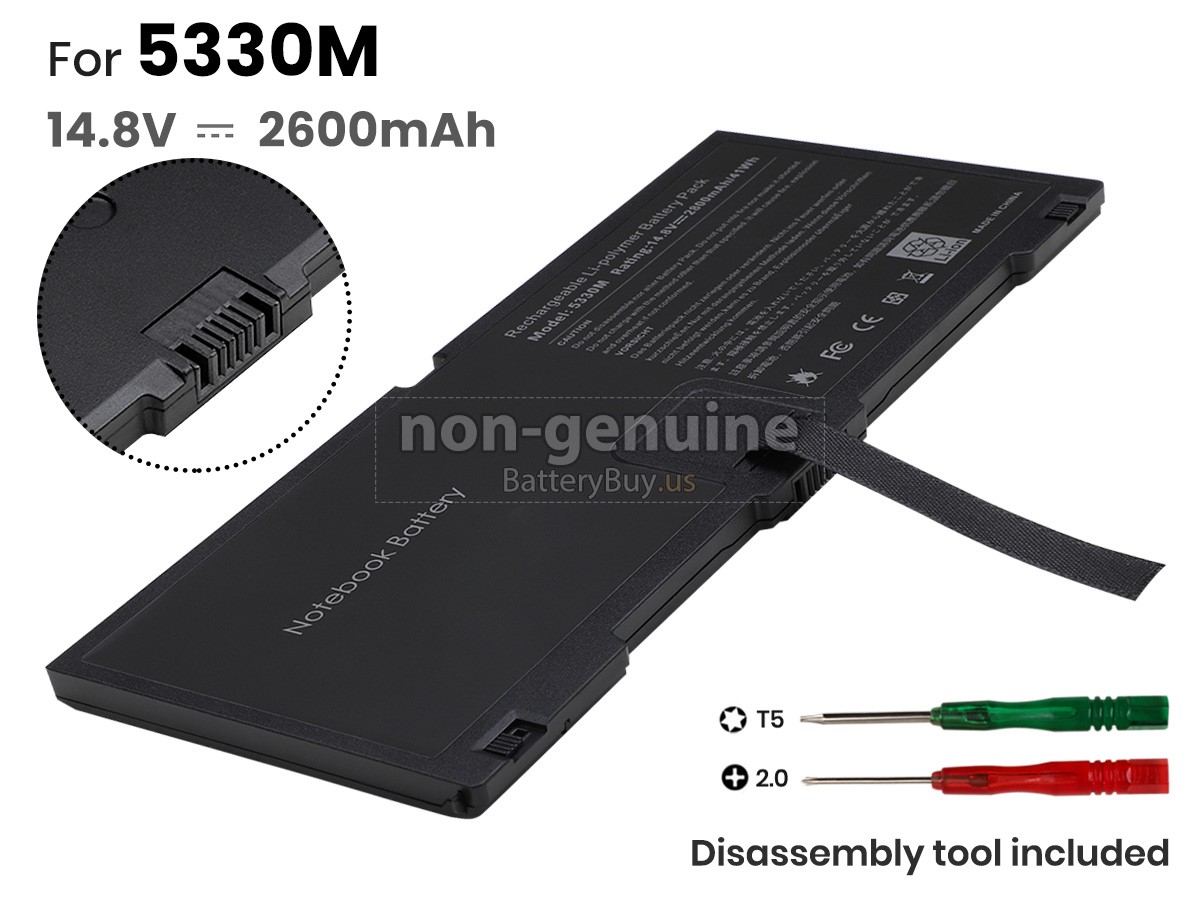 battery for HP ProBook 5330M
