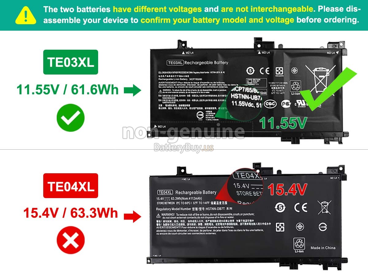 battery for HP Omen 15-AX203NF