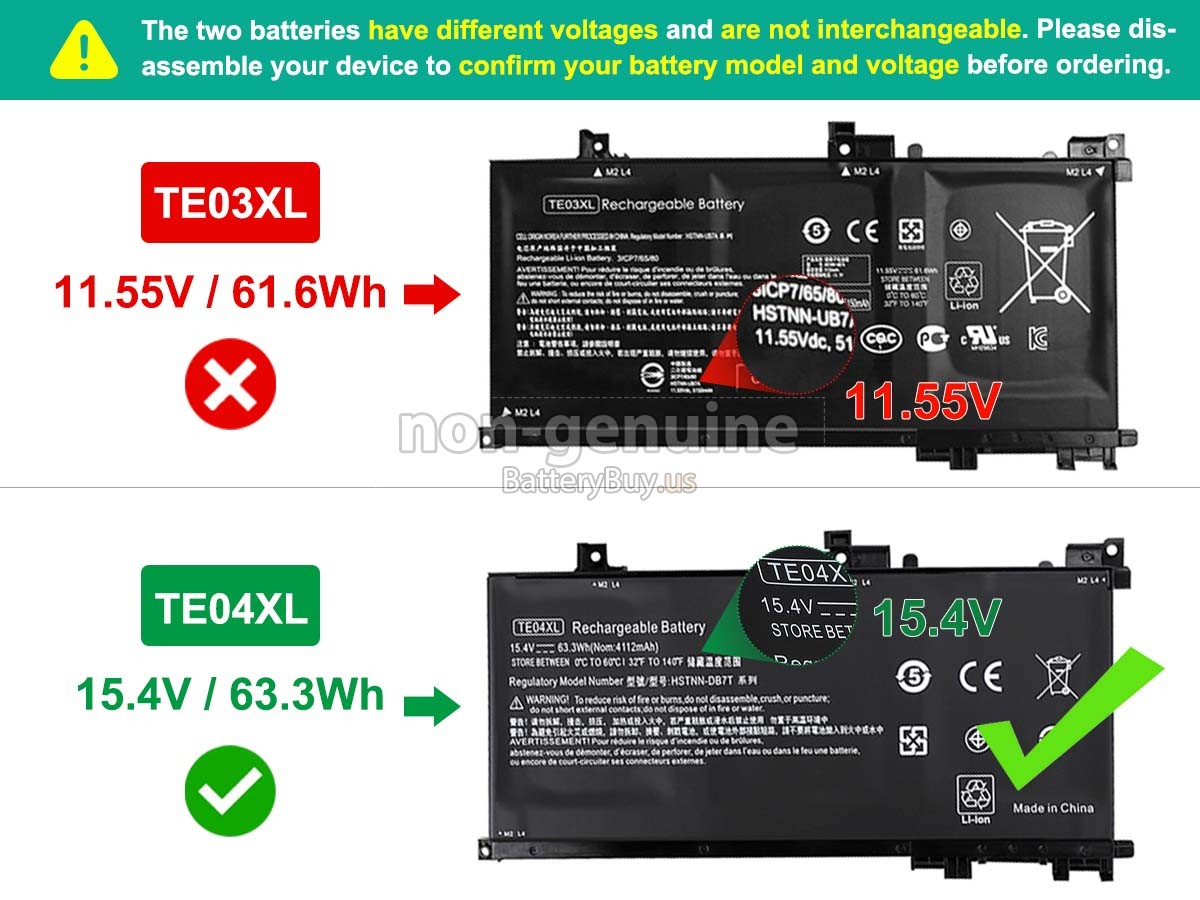battery for HP Omen 15-AX203NF