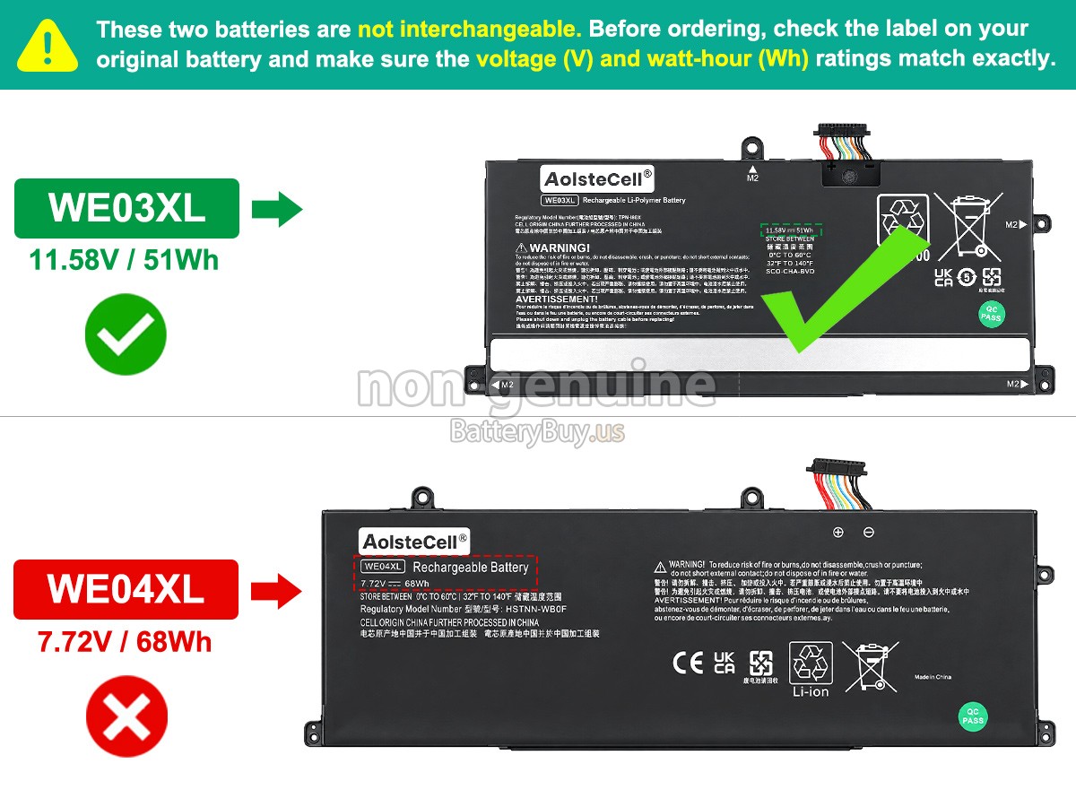 battery for HP Pavilion Plus 14-EW1014NL