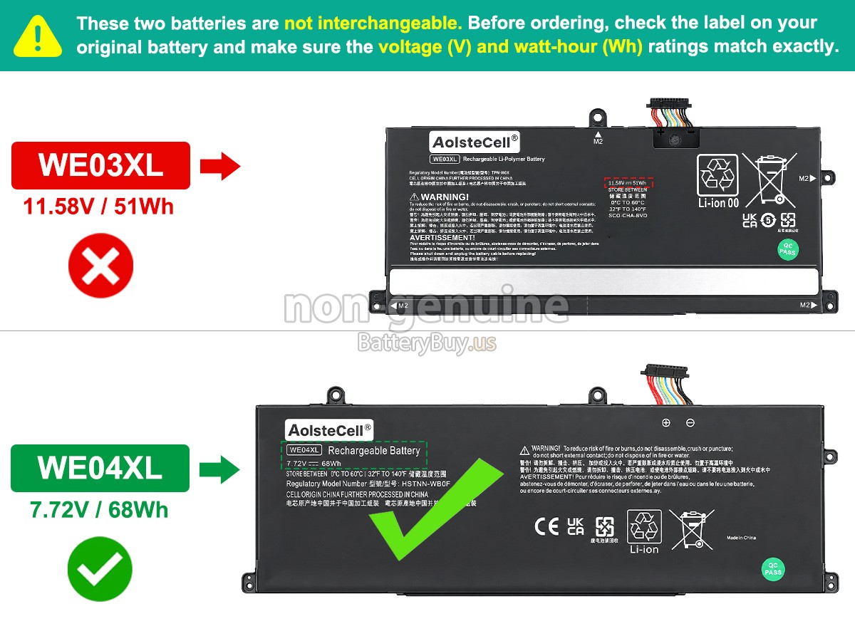 battery for HP Pavilion Plus 14-EW1014NL