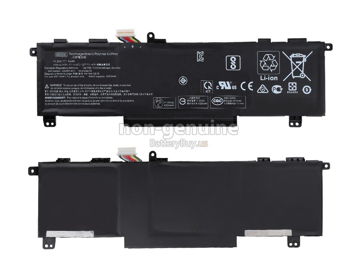 battery for HP SD03XL
