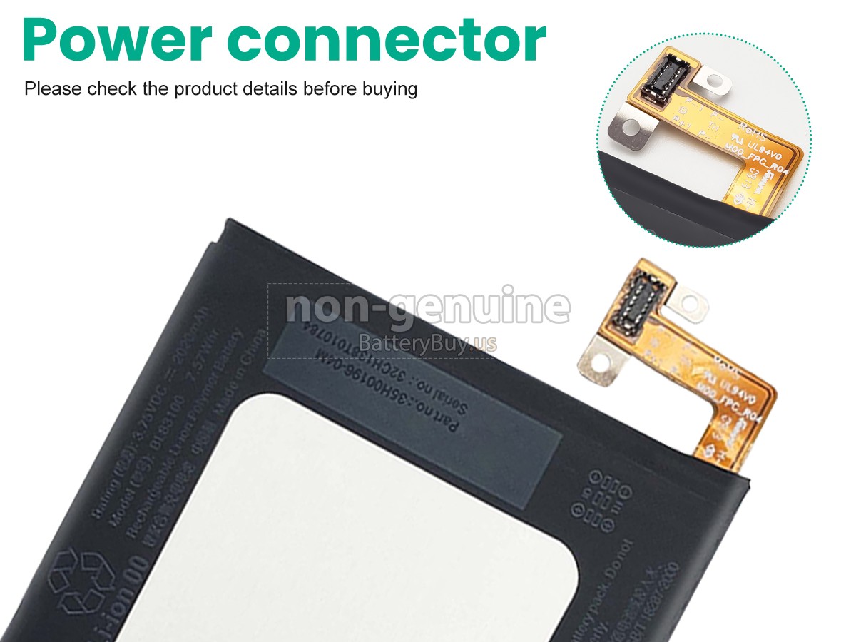 battery for HTC 9060
