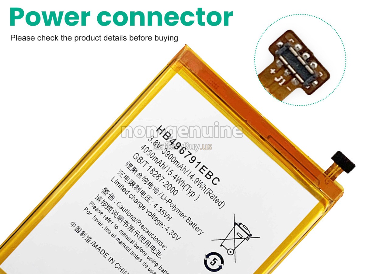 battery for Huawei HB496791EBC