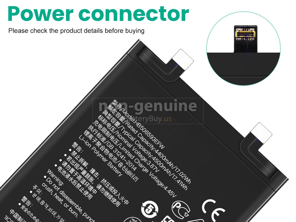battery for Huawei NOVA 11 PRO