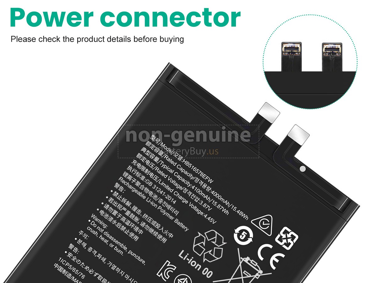 battery for Huawei HB516578EFW