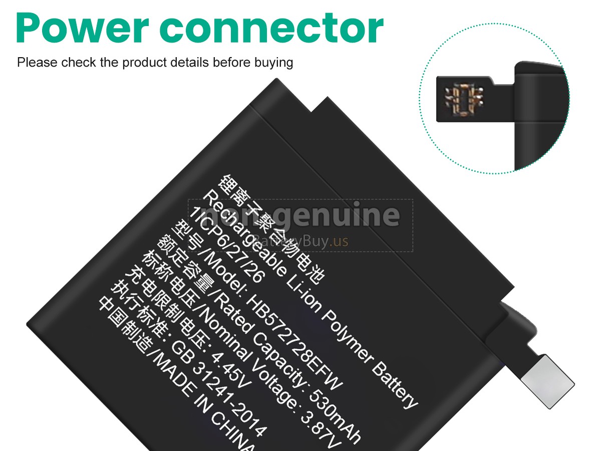 battery for Huawei WATCH 4