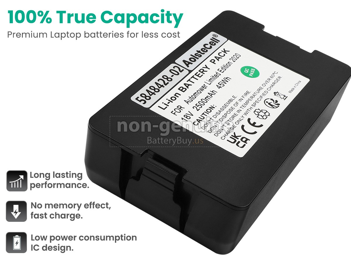 battery for Husqvarna AUTOMOWER 115H