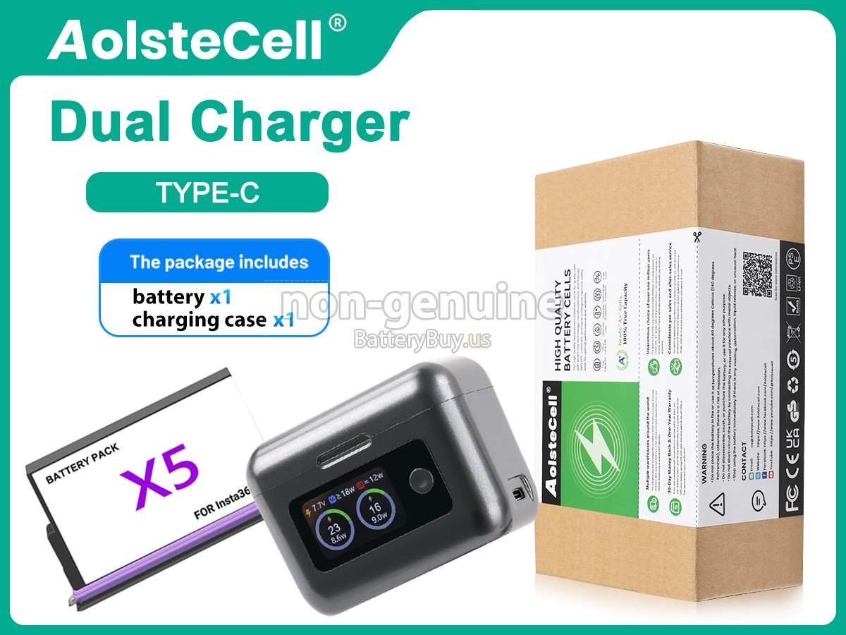 battery for Insta360 JH-X5