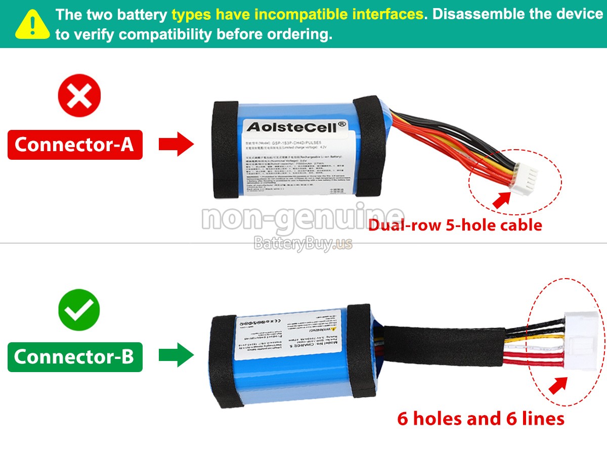 battery for JBL GSP-1S3P-CH40